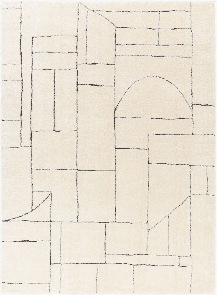 Freud Machine Woven Rug, by Surya, 9'0.27" length x 6'6.74" width