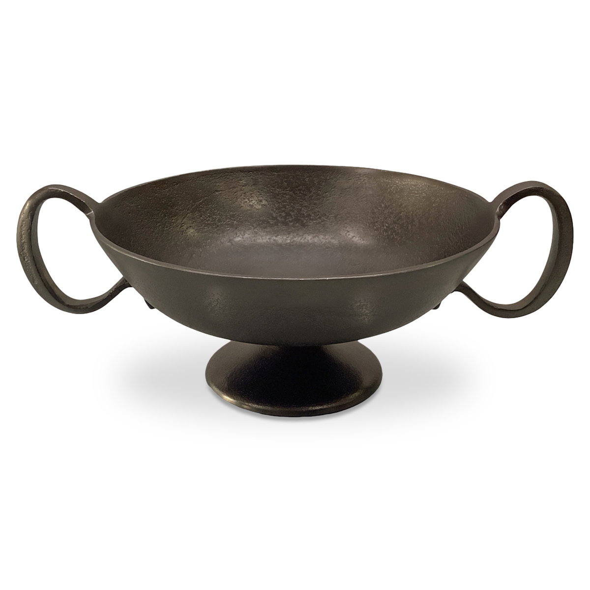 Floris Decorative Bowl Antique Brass Cast Aluminum, by Moe's Home, 14" width x 5.25" height x 10" depth View 1