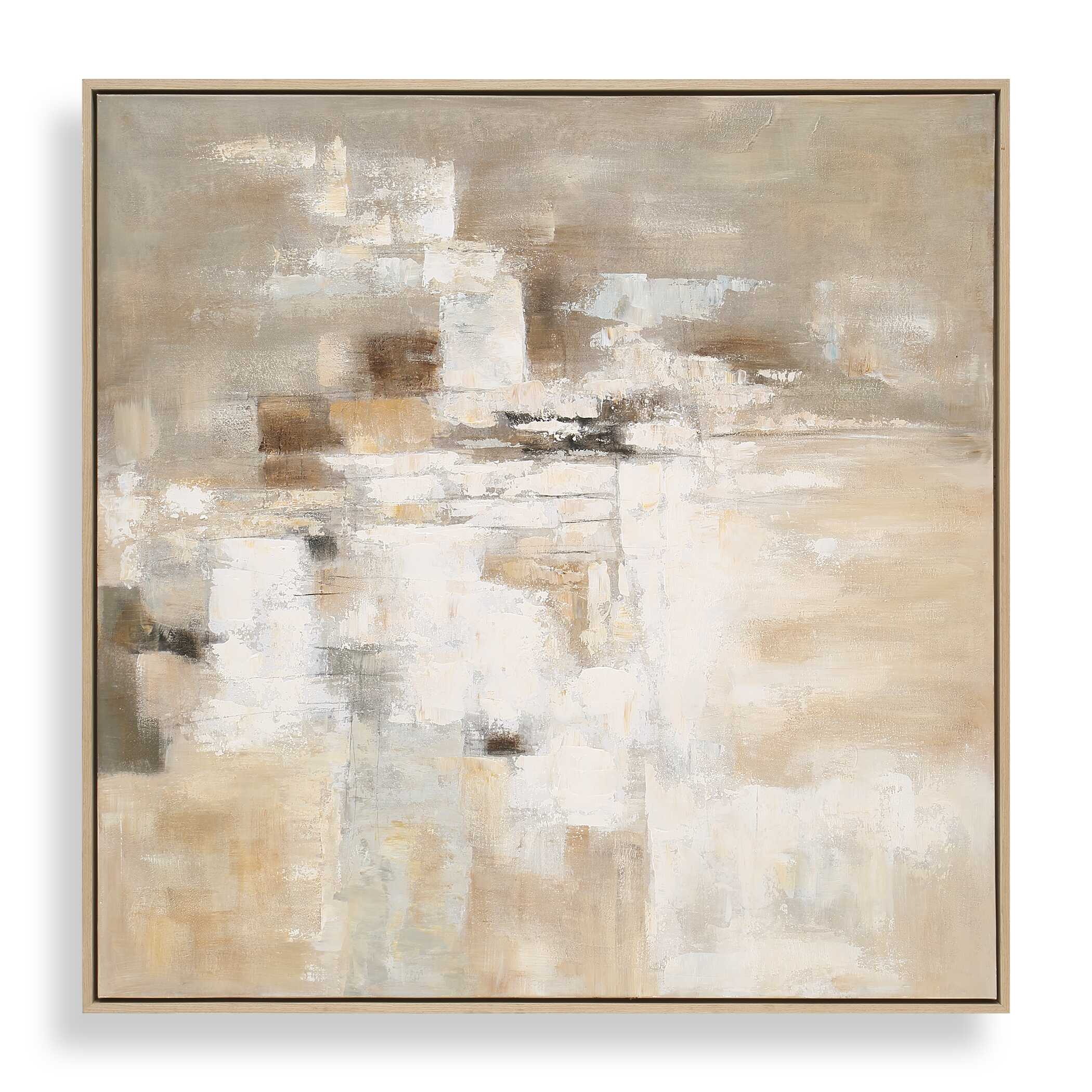 Time To Time Hand Painted Abstract Art, Painting by Uttermost, 50" width x 50" height x 2" depth View 1