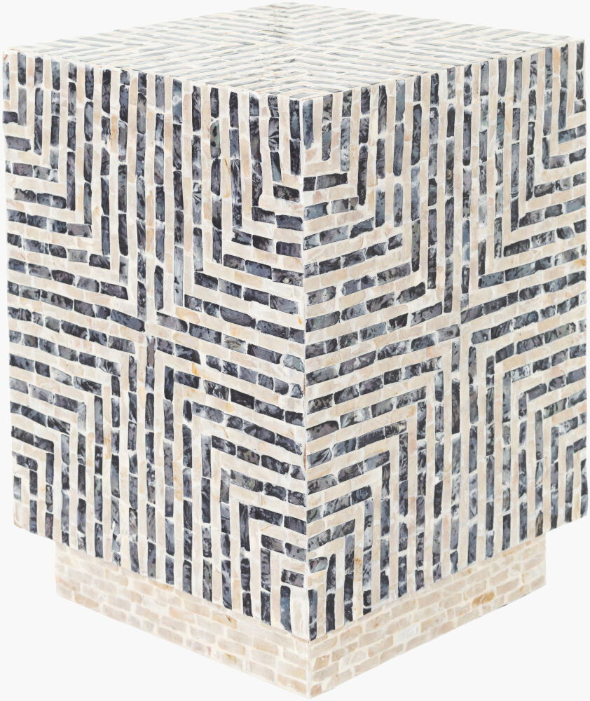 Lharysa End Table, Side & End Table by Surya, 14" width x 19" height