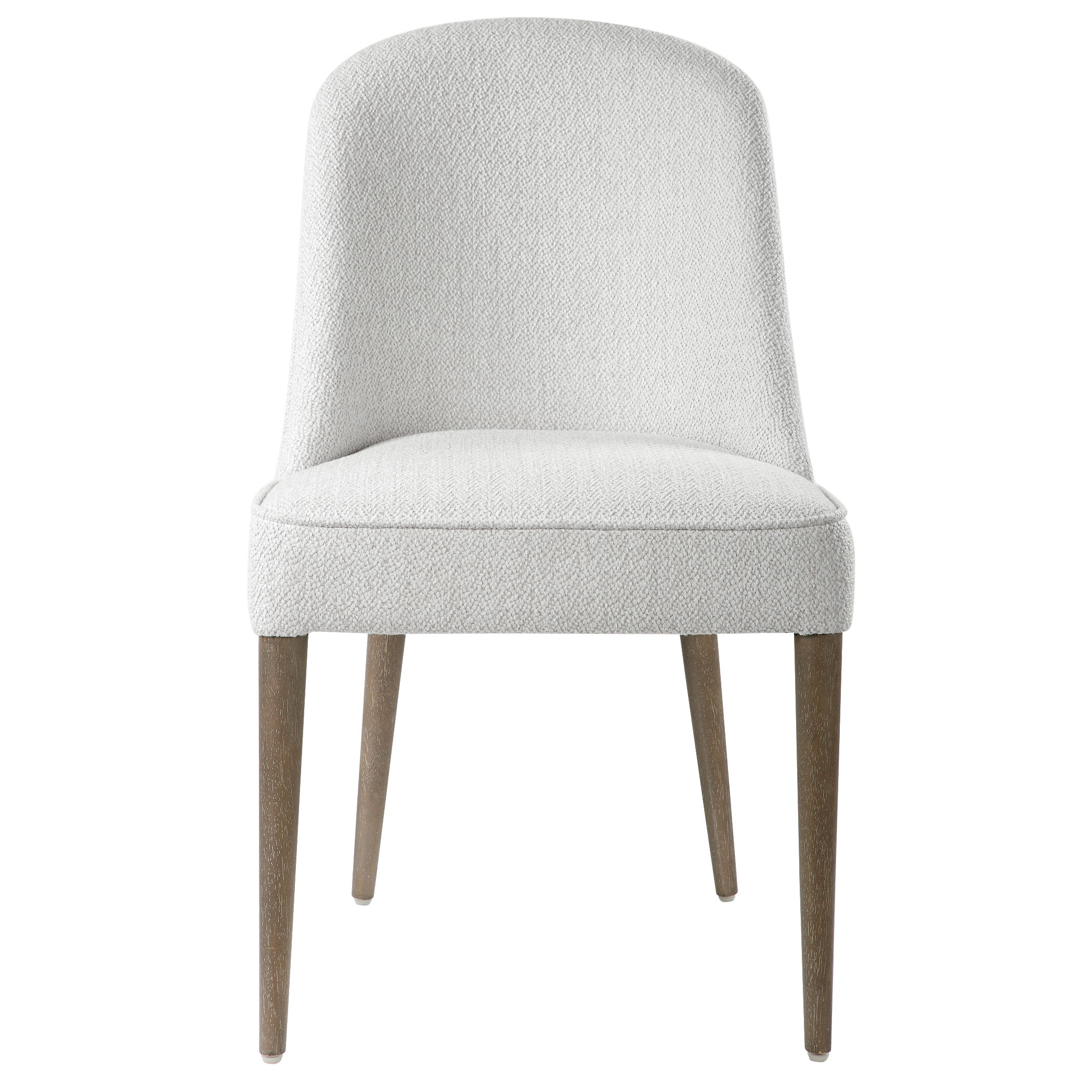 Brie Armless Chair, White,Set Of 2 large image 