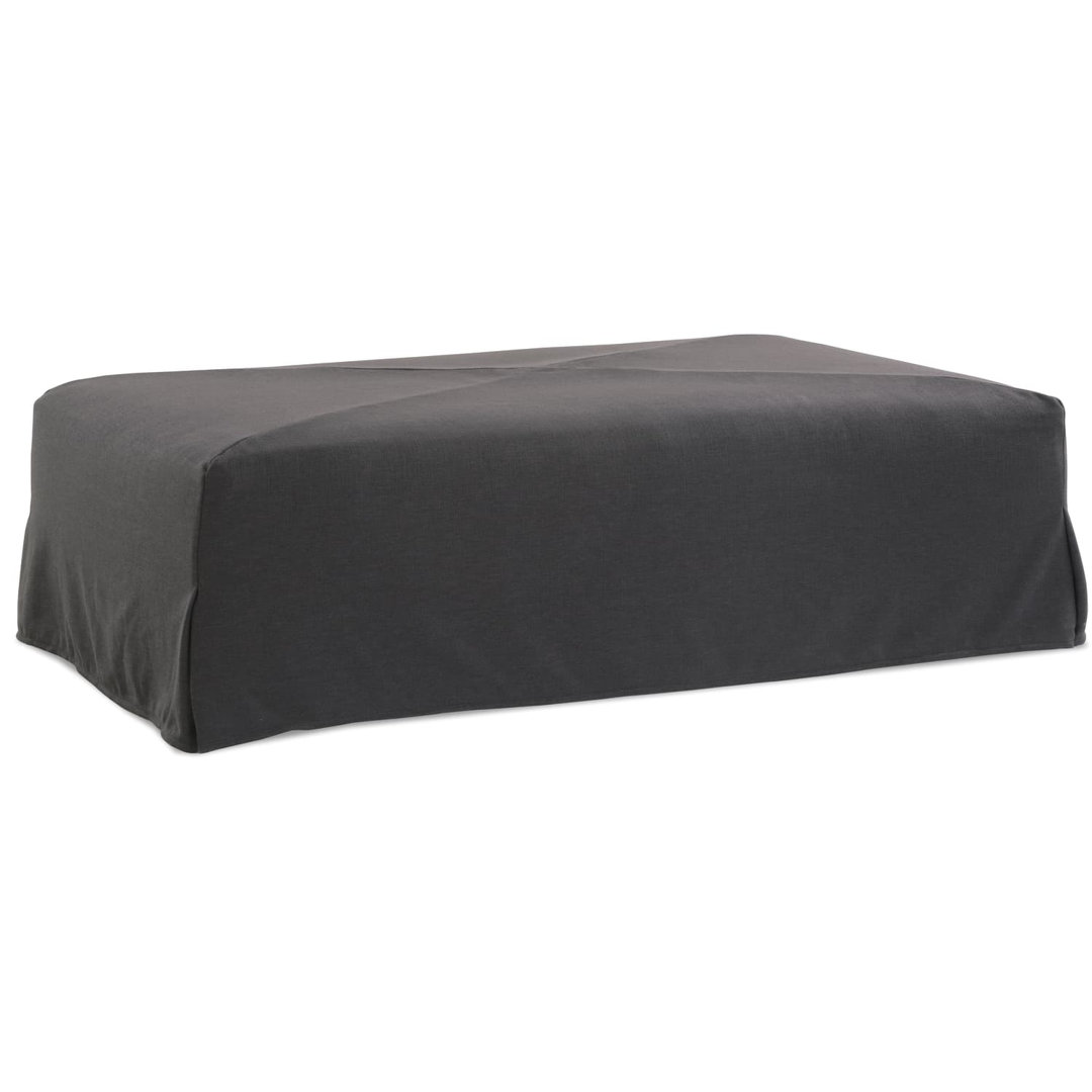 Miles Large Slipcover Ottoman, Benche by Rowe Furniture, 61" width x 18" height x 35" depth View 1