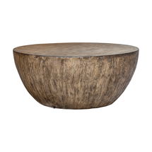 Online Designer Living Room Lark Round Wood Coffee Table