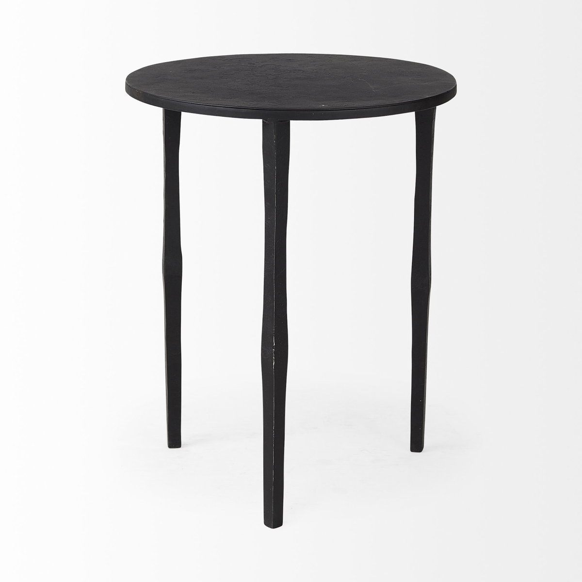 Timothy 16.0L x 16.0W X 20.0H Ebony Black Iron Side Table, Side & End Table by Mercana, 16" length x 16" width x 20" height View 9