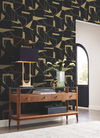 Abstract Geo Black & Gold Wallpaper thumbnail 1