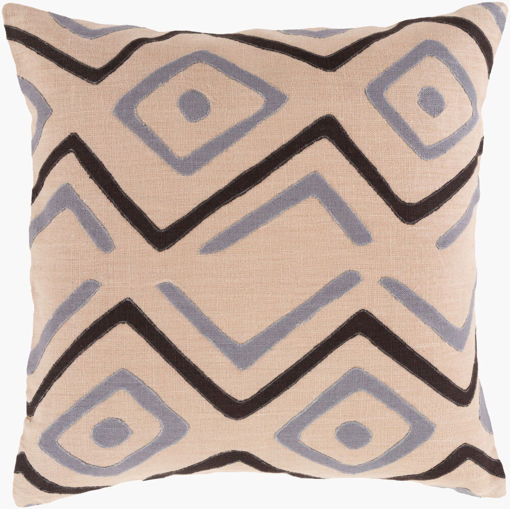 Nairobi Accent Pillow, Decorative Pillow by Surya, 18" length x 18" width