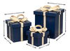 Ferrell Leather Holiday Boxes,S/3,Navy thumbnail 9