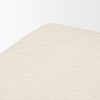 Shae Brown Wood with Oatmeal Fabric Ottoman, by Mercana, 37" length x 37" width x 16" height thumbnail 7