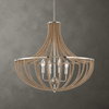 Lovelock 4 Light Rope Empire Chandelier, Pendant by Uttermost, 27.5" width x 24.25" height x 27.5" diameter thumbnail 2