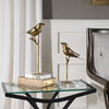 Passerines Bird Sculptures Set/2, Decorative by Uttermost, 6.5" width x 12.83" height x 5.12" depth thumbnail 3