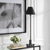 Pilot Black Buffet Lamp, Table Lamp by Uttermost, 10" width x 36.5" height x 10" depth thumbnail 4