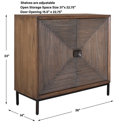 Bottom Line 2 Door Wood Cabinet