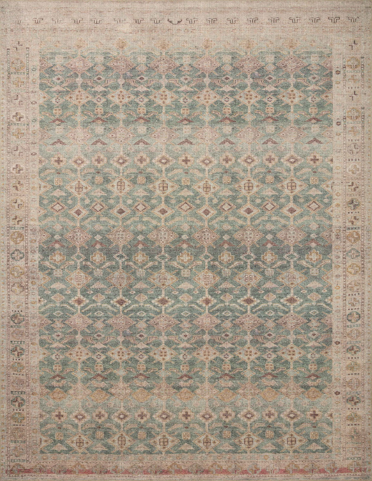 Angela Rose x Loloi Aubrey Rug, 2'6" length x 7'6" width View 1