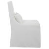 Coley White Armless Chair thumbnail 5