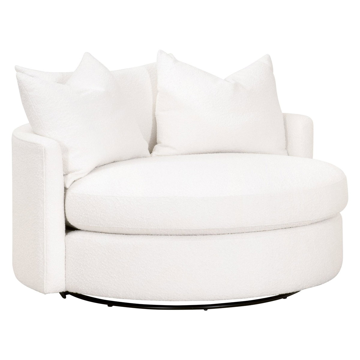 Lourne Grand Swivel Sofa Chair, Seating by Essentials for Living, 57" width x 33" height x 51" depth View 8