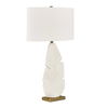 Palm Leaf White Table Lamp, by Uttermost, 19" width x 31.25" height x 19" depth thumbnail 7