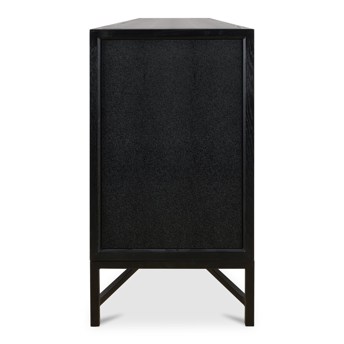 Mako Sideboard Large Black, Cabinets & Sideboard by Moe's Home, 100" width x 33.86" height x 17.72" depth View 3