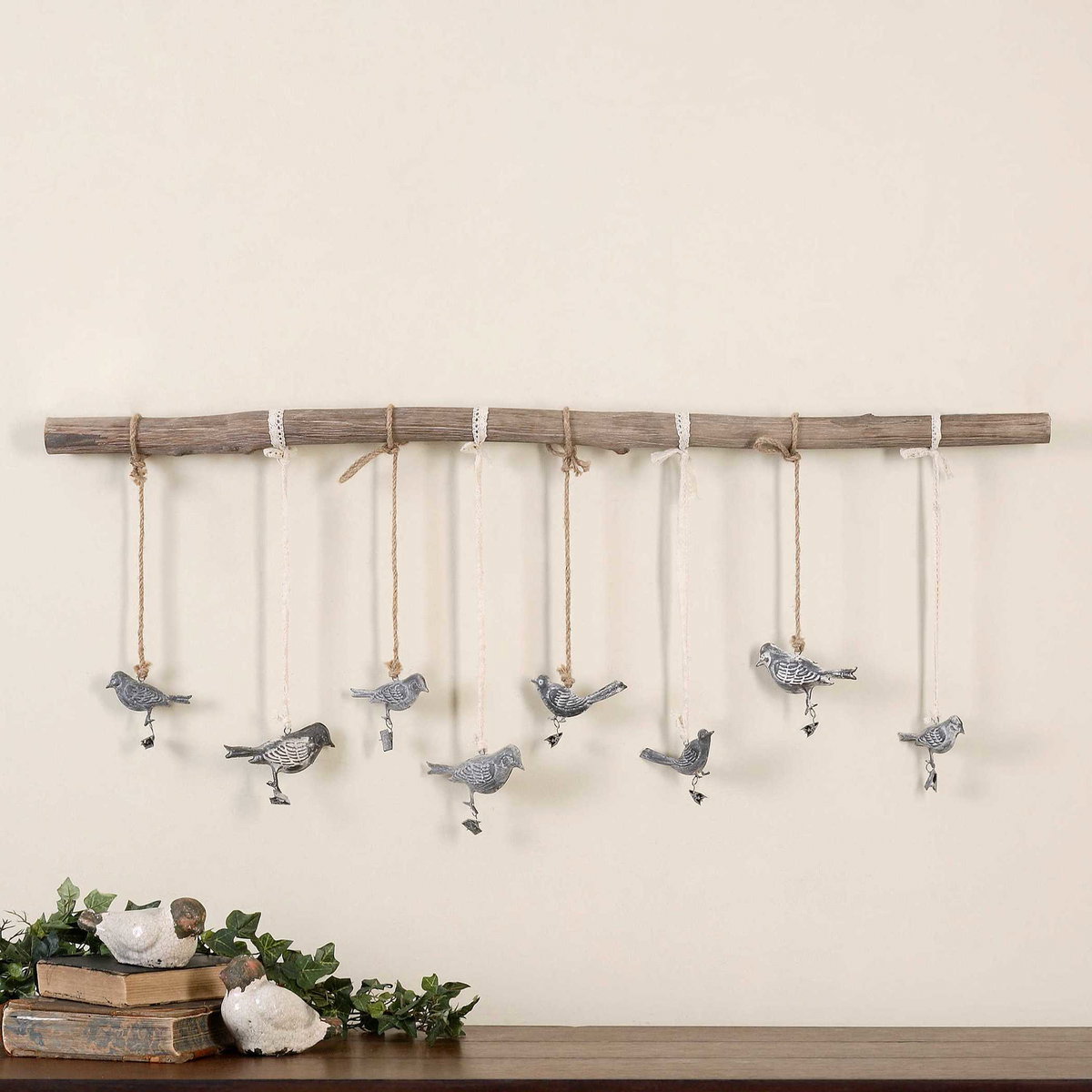 Birds On A Branch Wall Art, by Uttermost, 3'8.5" width x 1'6" height x 1.25" depth View 2