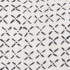 Jayden 22x22 Cream with Black Print Linen Square Pillow Cover, Decorative Pillow by Mercana, 22" length x 22" width x 0.2" height thumbnail 8