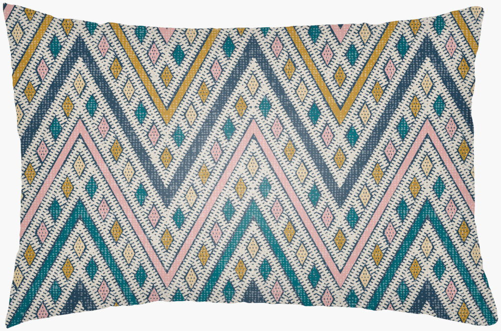 Lolita Lumbar Pillow, Decorative Pillow by Surya, 14" length x 22" width