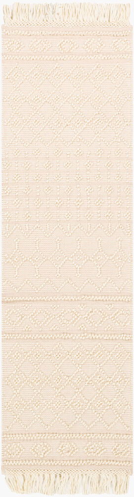 Farmhouse Tassels Handmade Rug large image 