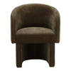 Ynes Dining Chair Olive, by Dovetail, 25.4" width x 30" height x 24.6" depth thumbnail 2