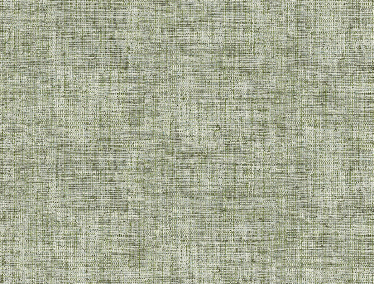 Papyrus Weave Green Wallpaper, by York Wall, 27' length x 2'3" width x 0.02" depth