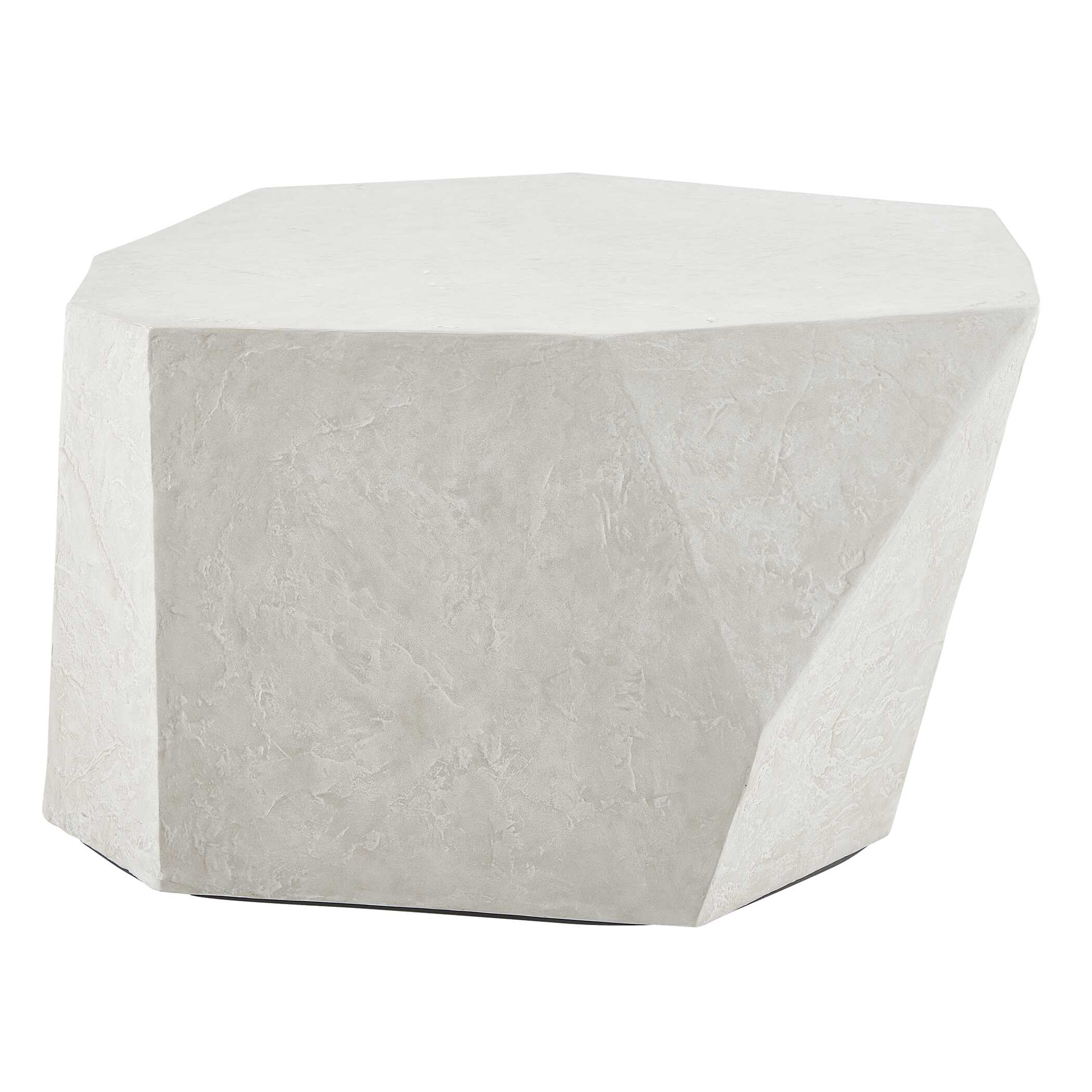 Parra Limestone Outdoor Coffee Table, Furniture by Uttermost, 38" width x 15" height x 28" depth View 4