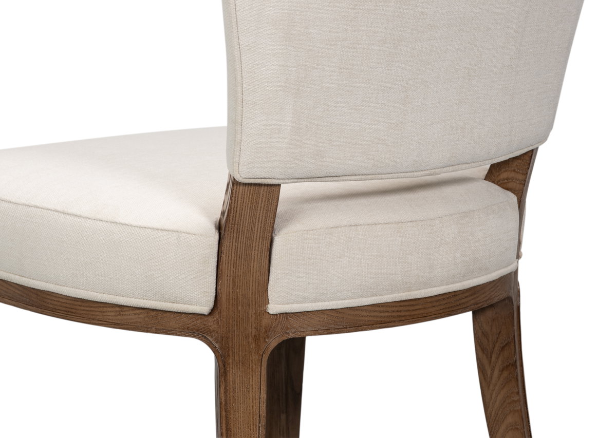 Caro Chair, by Sarreid, 2'2" length x 1'9" width x 1" height View 3
