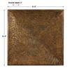 Blaise Antiqued Bronze Wall Art, by Uttermost, 31.5" width x 31.5" height x 3" depth thumbnail 3