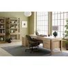 EC Leather Swivel Executive Chair, Office Chair by Hooker Furniture, 24" width x 33.75" height x 26.25" depth thumbnail 4