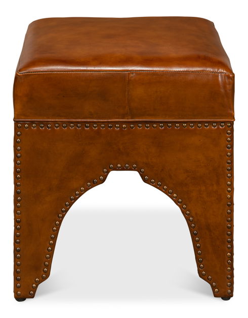 Giuseppe Footstool  Light Brown