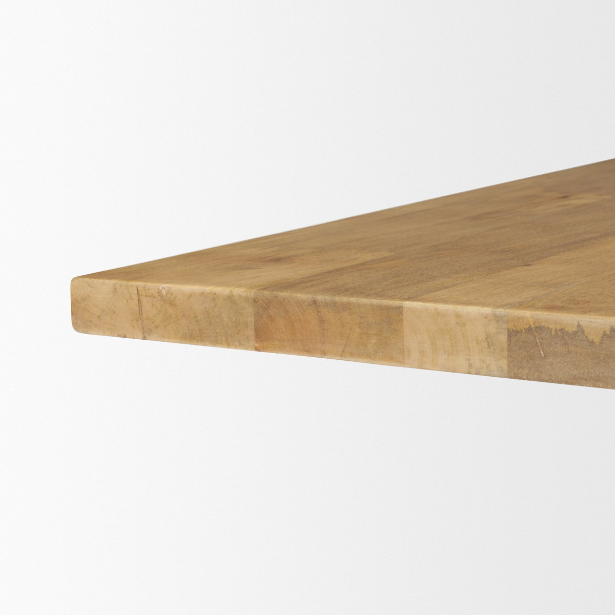Viktor 55'L Light Brown Solid Wood Coffee Table, by Mercana, 55" length x 30" width x 17" height View 9