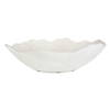 Obscura Warm White Outdoor Bowl, Decorative Tray by Uttermost, 16" width x 5" height x 12" depth thumbnail 1