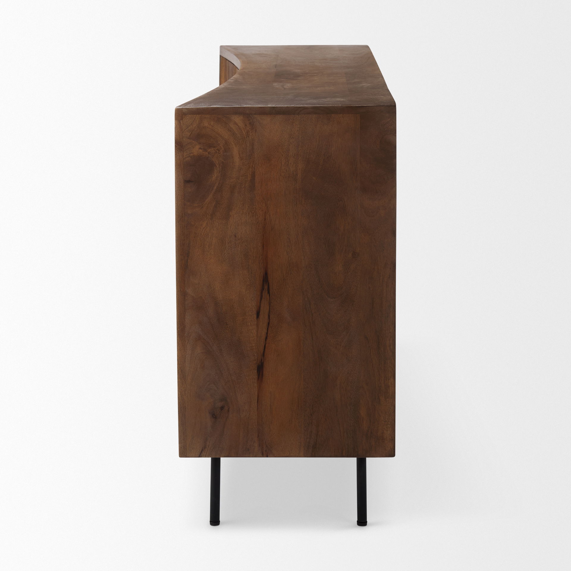 Lance 70.0L x 15.0W x 32.0H Medium Brown Solid Wood Sideboard large image 