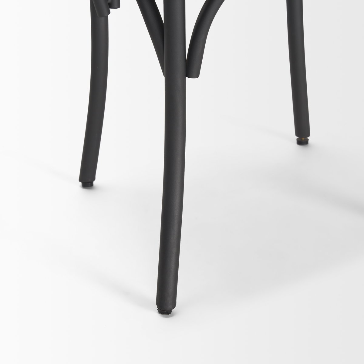 Etienne Cross Back Dining Side Chair | Light Brown Wood with Iron, Dining Chair by Mercana, 20.5" length x 19.5" width x 35.5" height View 12