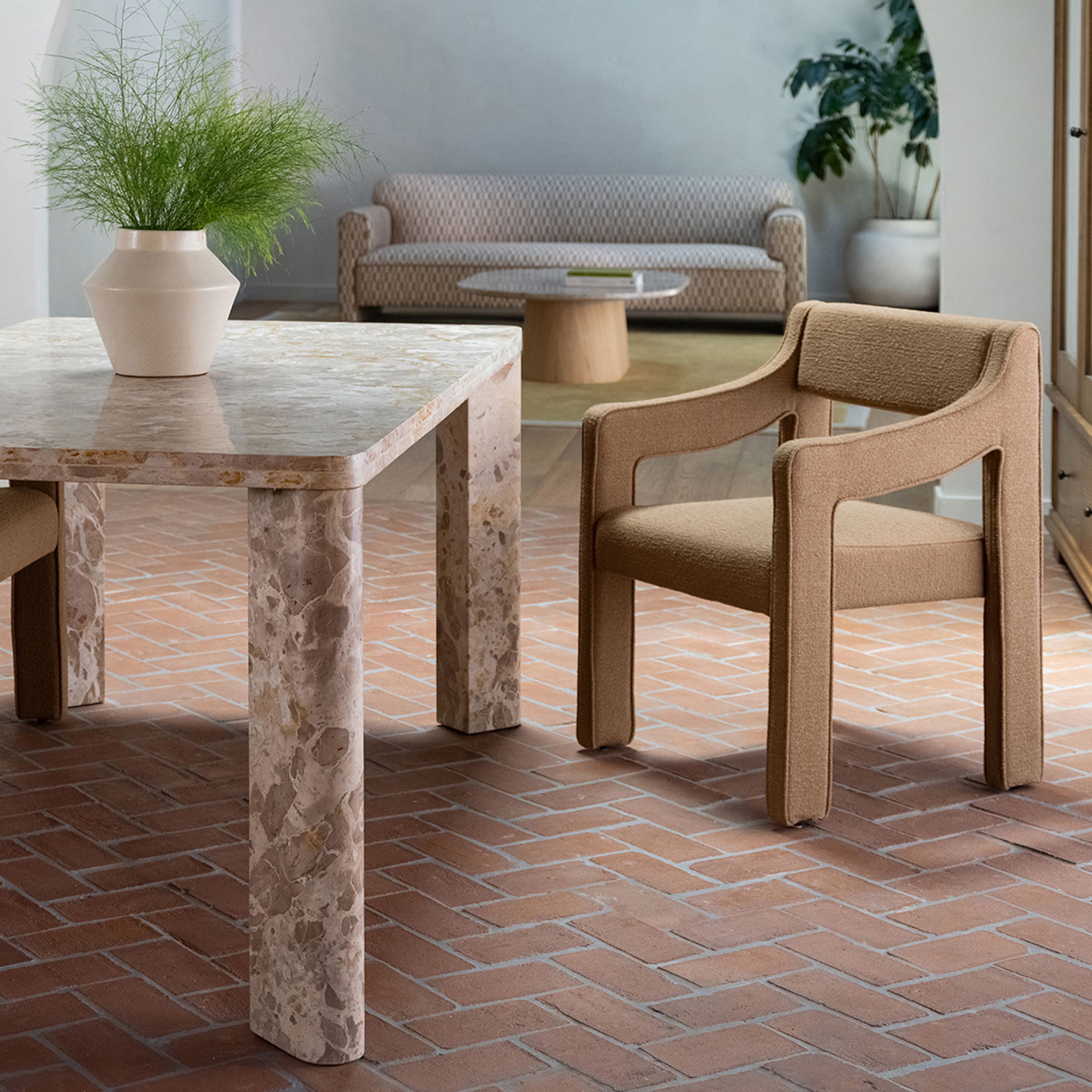 Elise Dining Chair Ochre, by Moe's Home, 22.8" width x 31.9" height x 22.2" depth View 12