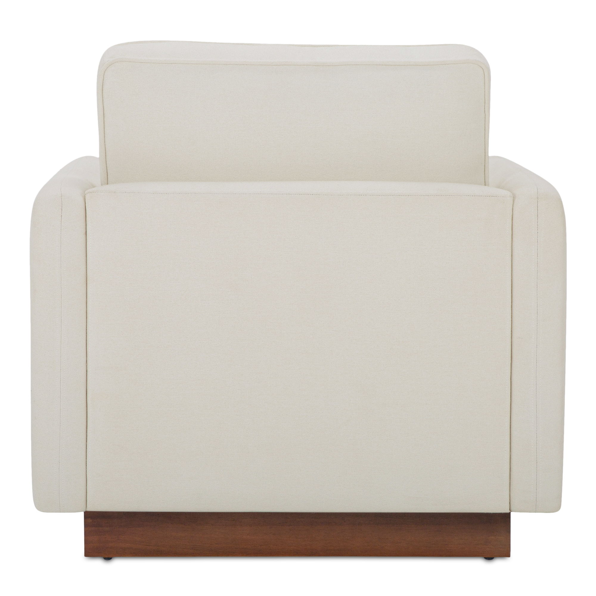 Vernon Accent Chair White, by Moe's Home, 33.5" width x 30.7" height x 35.4" depth View 4