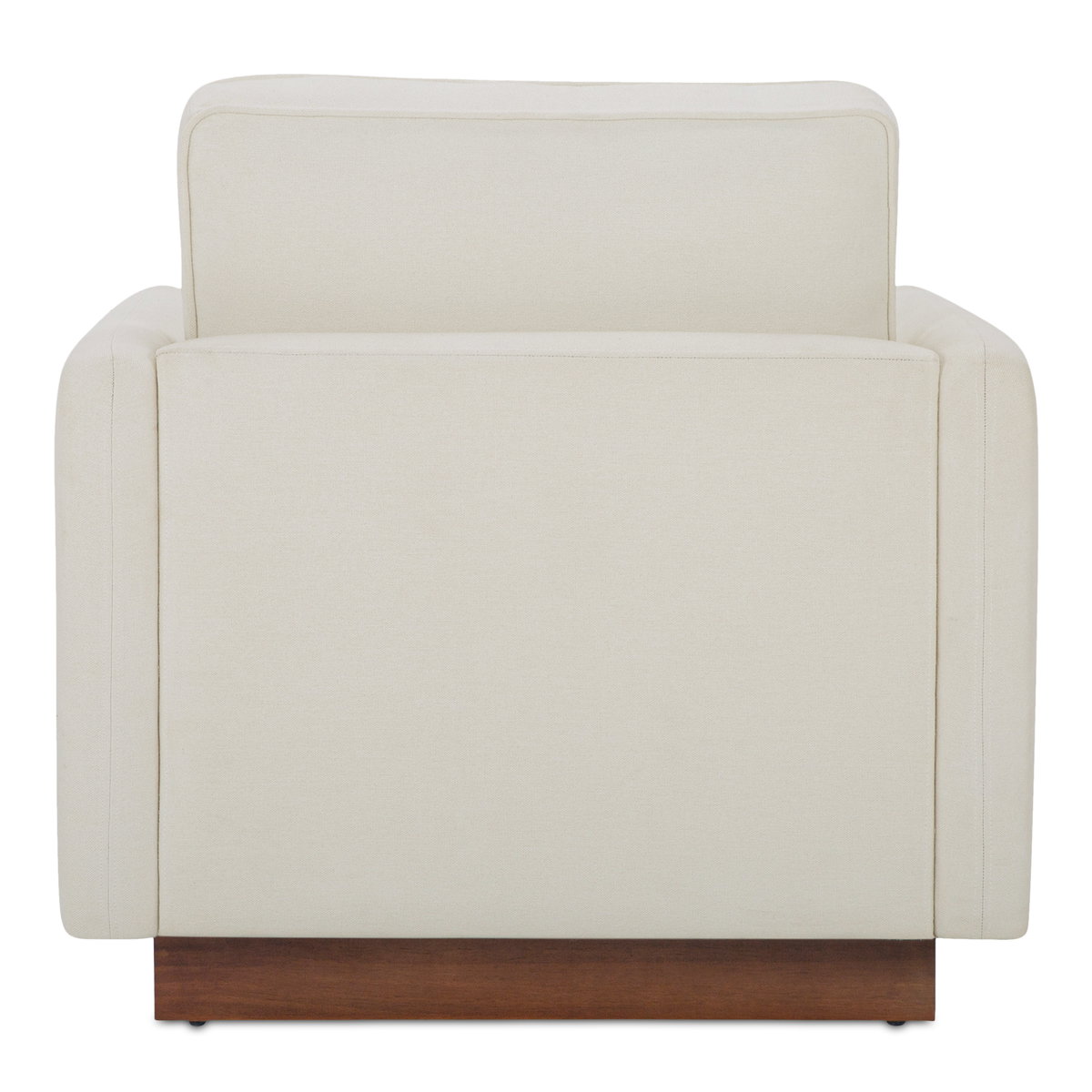 Vernon Accent Chair White, by Moe's Home, 33.5" width x 30.7" height x 35.4" depth View 4