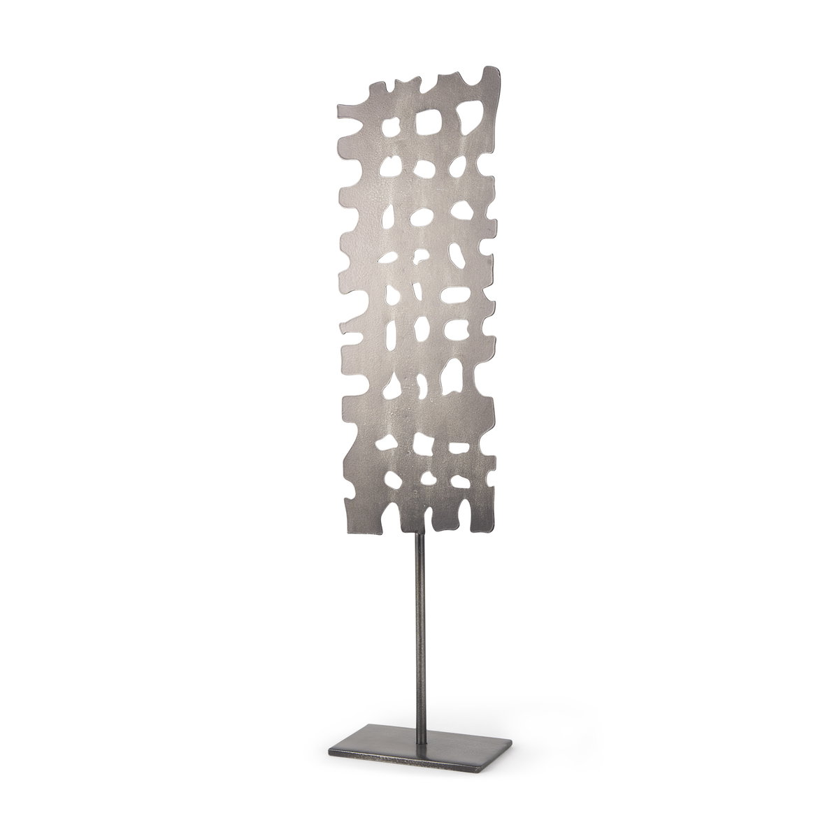 Shaw II (Large) 5L x 3W Gray Rectangular Decorative Object, by Mercana, 5.12" length x 3.15" width x 21.06" height View 1