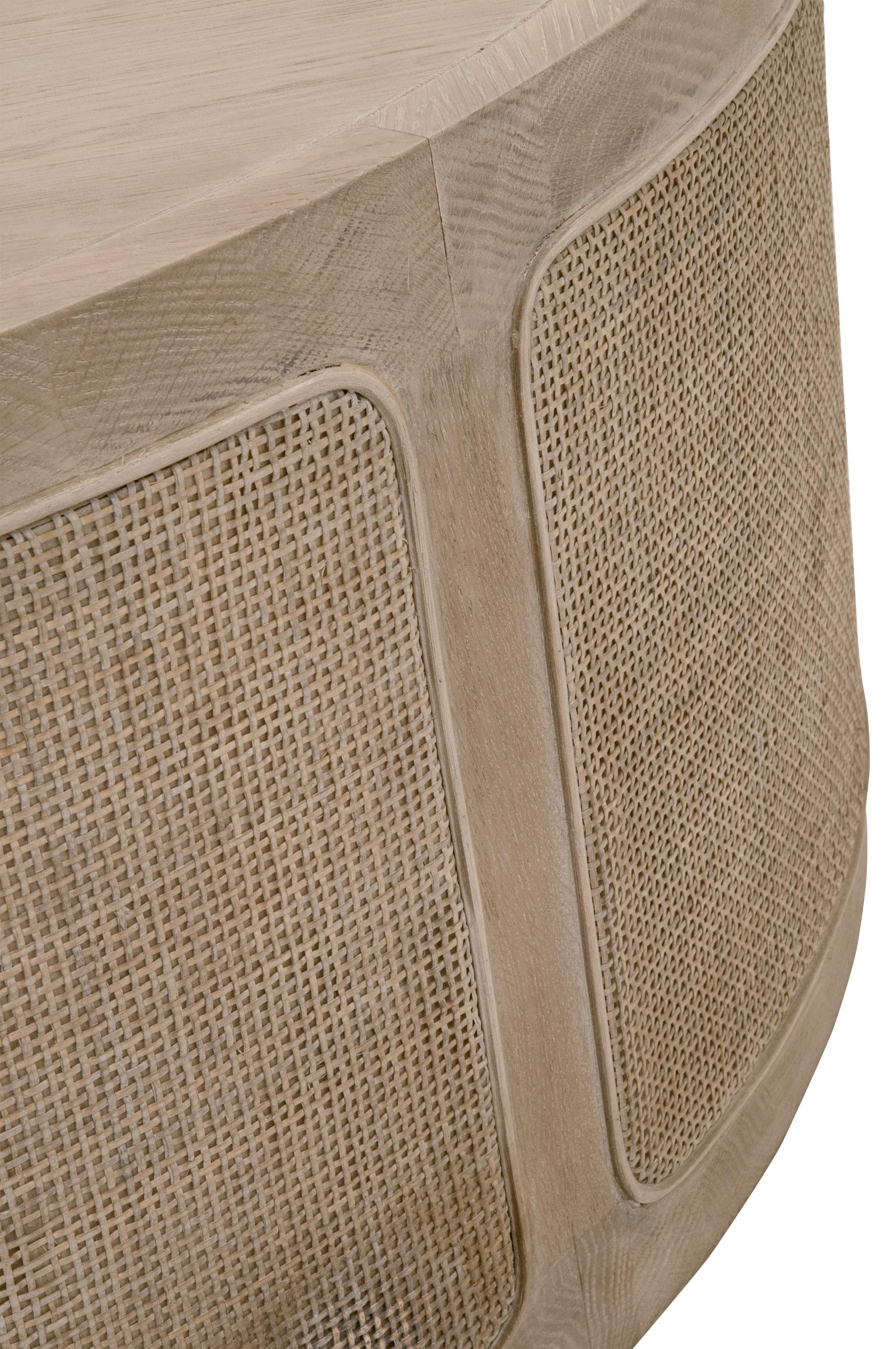 Cane Coffee Table, by Essentials for Living, 40.25" width x 16" height x 40.25" depth View 3