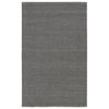 Rectangle Easton Solid Color Hand Loomed Wool Area Rug in Gray thumbnail 0