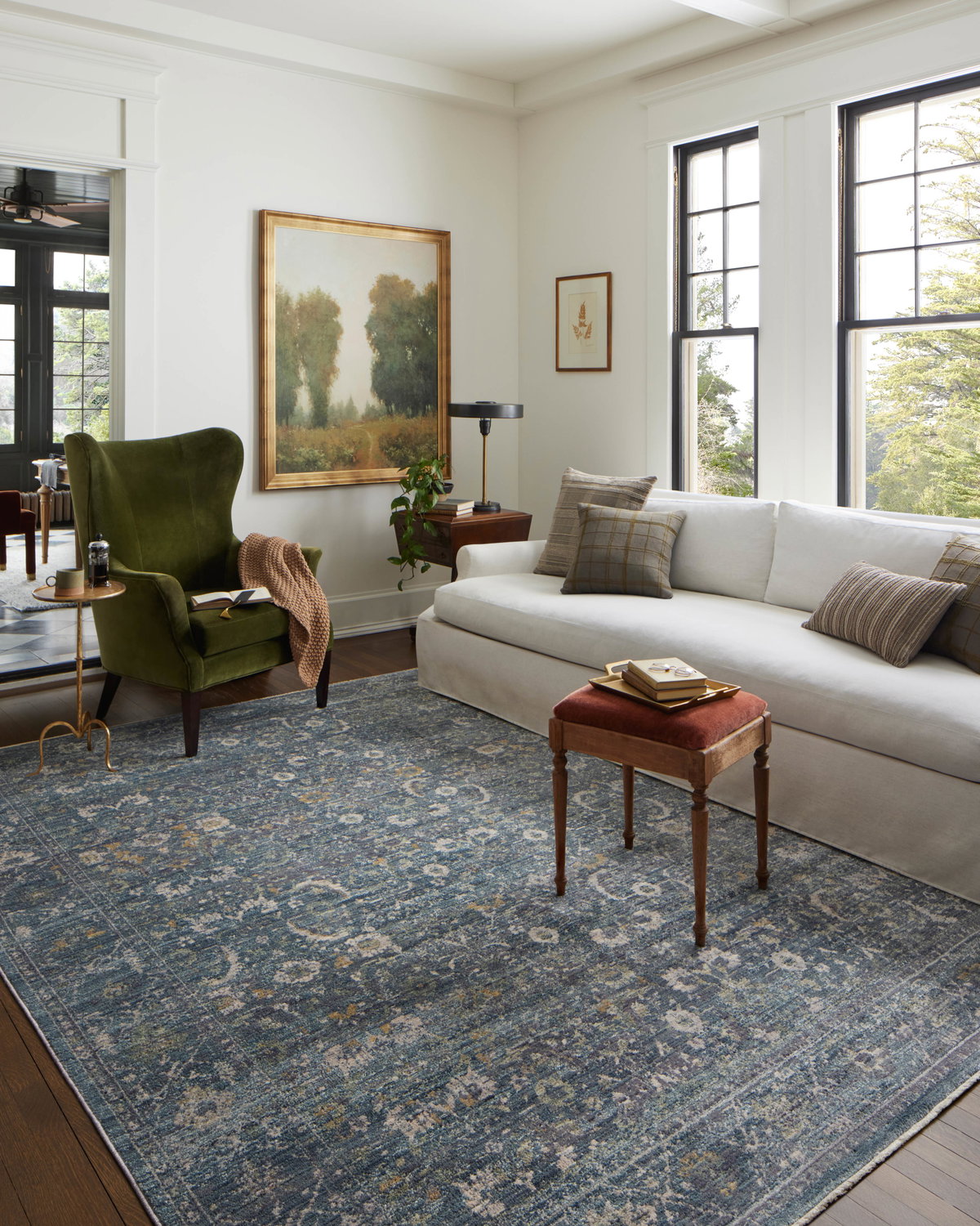 Jean Stoffer x Loloi Bradbury Rug, 5' length x 7'10" width View 3