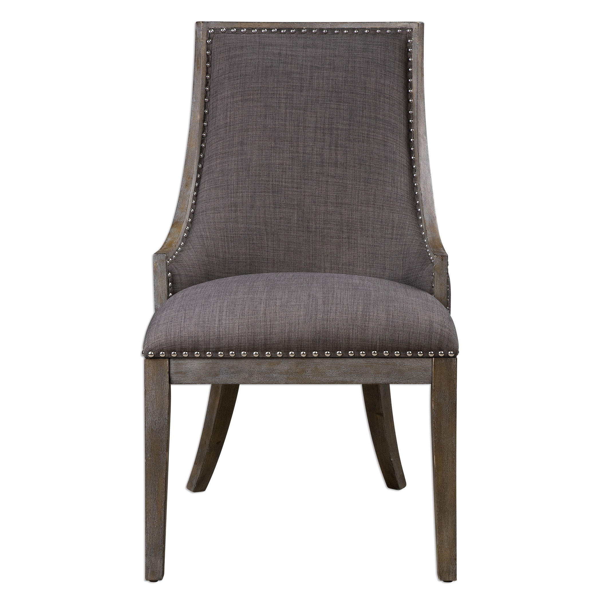 Aidrian Charcoal Gray Accent Chair large image 