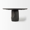 Fitzgerald 60' Round Brown Solid Wood Top & Base Dining Table thumbnail 4