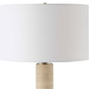 Knox Travertine Floor Lamp, by Uttermost, 1'8" width x 5'6" height x 1'8" depth thumbnail 6