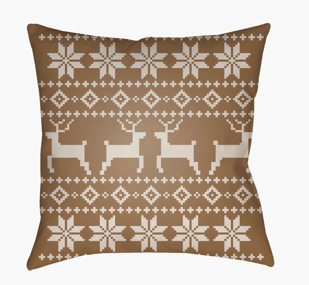 Fair Isle I Accent Pillow, Decorative Pillow by Surya, 18" length x 18" width