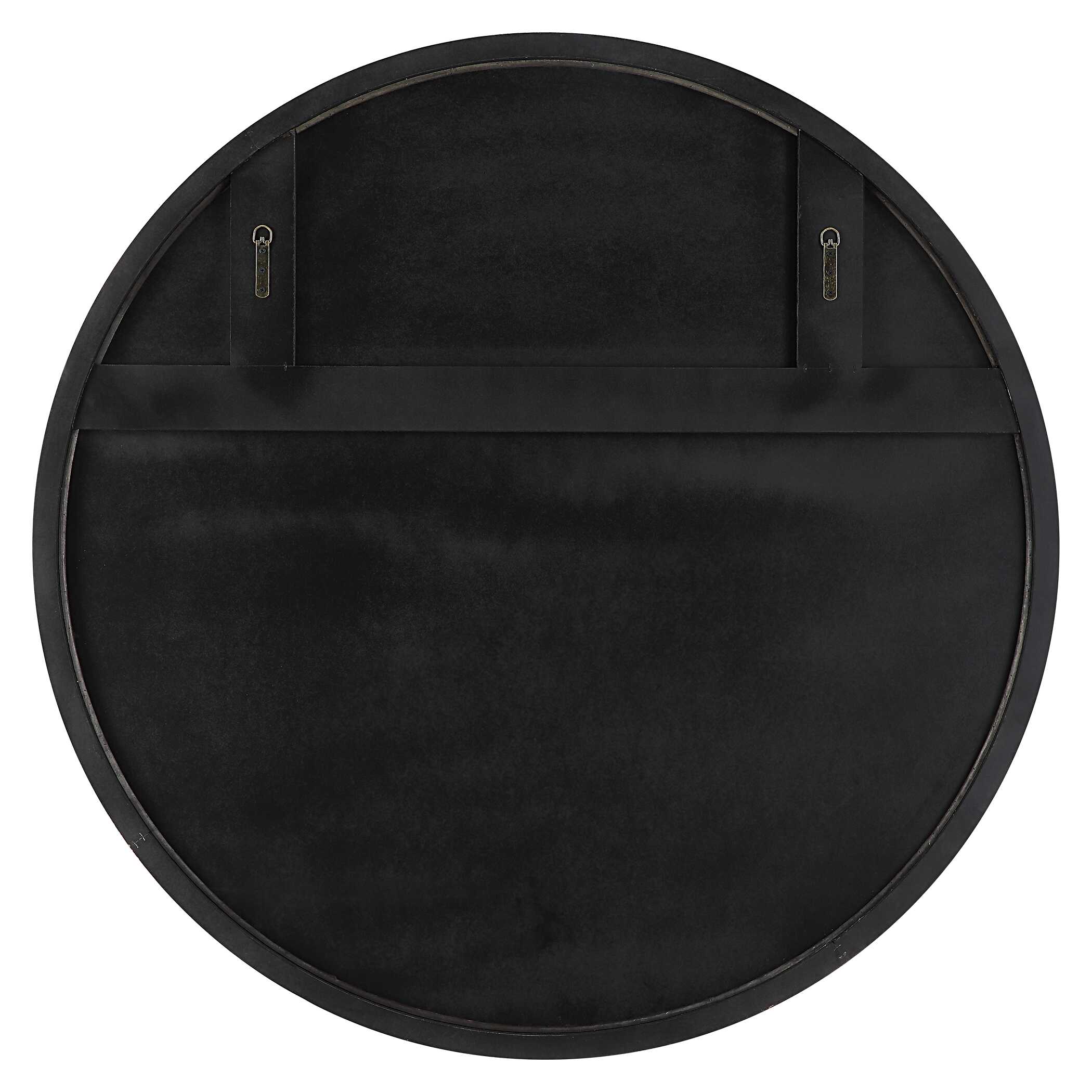 Sele Oversized Round Mirror, by Uttermost, 50.37" width x 50.37" height x 2.5" depth View 7