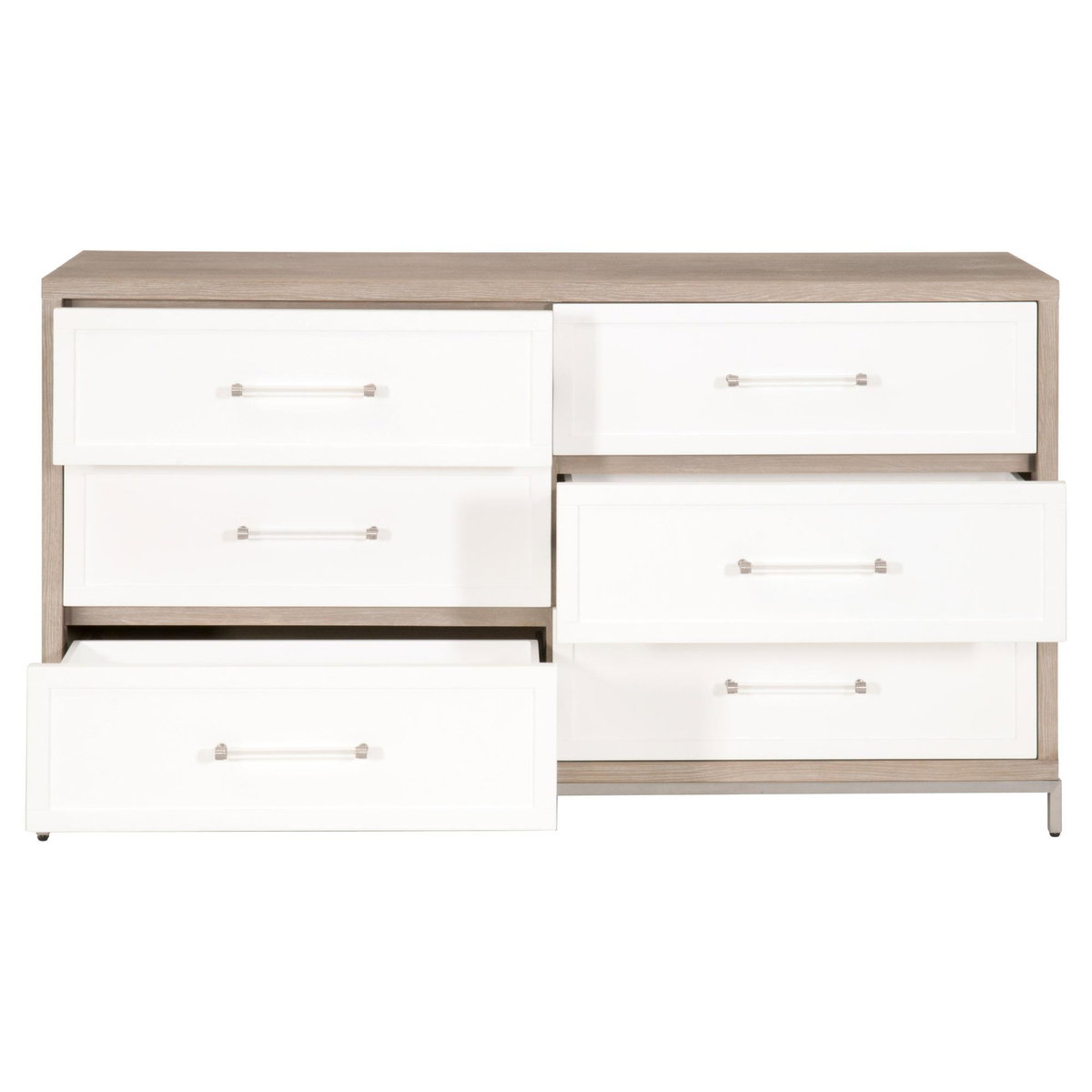 Wrenn 6-Drawer Double Dresser, by Essentials for Living, 63" width x 35" height x 20" depth View 2