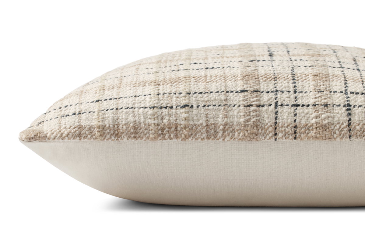 Chris Loves Julia x Loloi Cricket Pillow, Decorative Pillow, 22" length x 22" width View 4